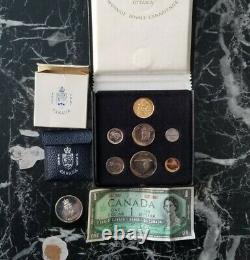 1967 Pièce Du Centenaire Du Canada Avec Pièce D'or Et Confédération De 20 $ Sterling