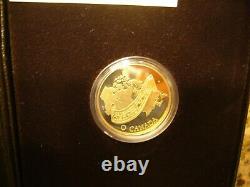 1981 Hymne National Du Canada $100 22k Gold Proof Coin