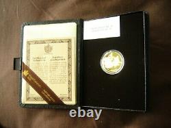 1981 Hymne National Du Canada $100 22k Gold Proof Coin