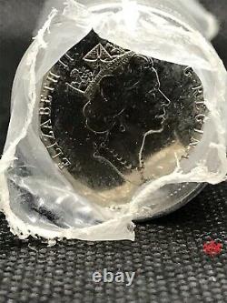 1991 Canada 25 Cents Original Royal Canada Mint Sealed Roll
