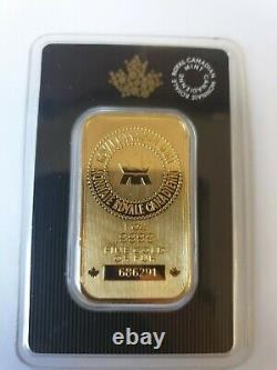 1oz Gold Bar Monnaie Royale Canadienne