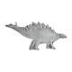 2 Oz 2022 Dinosaures D'amérique Du Nord Stegosaurus Silver Coin Royal Canadian M