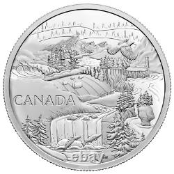 2 Oz 2022 Visions Du Canada Pièce D'argent Monnaie Royale Canadienne