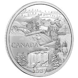 2 Oz 2022 Visions Du Canada Pièce D'argent Monnaie Royale Canadienne