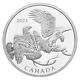 2 Oz 2023 La Pièce D'argent Striking Bald Eagle De La Monnaie Royale Canadienne