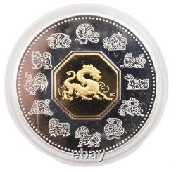 2000 Année du DRAGON Pièce d'argent de preuve lunaire chinoise de 15 $ - Monnaie royale canadienne