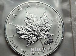 2000 Canada 5,9999 % Pièce D'argent Feuille D'érable À Mint Pack Expo Hanovre