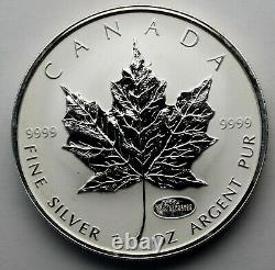 2000 Canada $5 Hannover Privy Mark Silver Maple Leaf 1oz. 9999 Pièce D'argent Et Aco