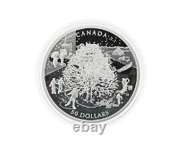 2006 Canada 50 $ Quatre Saisons 5oz Pièce en argent pur preuve de la Monnaie royale canadienne