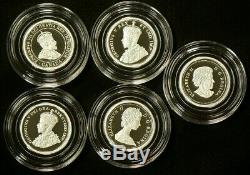 2012 Canada Adieu À La Penny 5 Argent Coin Set Avec Box & # 5920 Coa