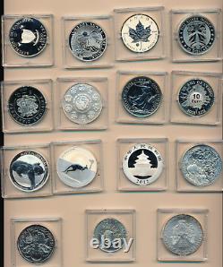 2012 Ensemble de pièces de monnaie en argent célèbres Fabuleux 15 F15 de la Monnaie royale canadienne