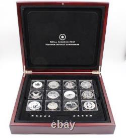 2012 Les Fabuleux 15 Les pièces d'argent les plus célèbres du monde 15 ensemble de pièces de monnaie + montre