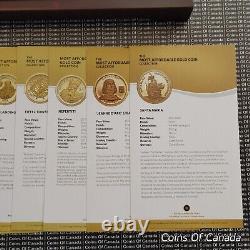 2013 Canada La collection de pièces d'or la plus abordable - Ensemble de 12 pièces #piècesdecanada