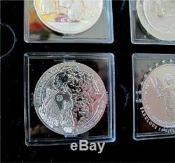 2013 De La Monnaie Royale Canadienne Célèbre Du Monde 9999 Silver Coins 1 Once. X 15