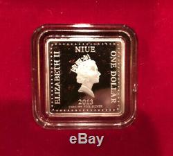2013 Rcm Niue Nouvelle-zélande Mint 4 Silver Coin Monopoly Ensemble D'affichage Maison Monopoly