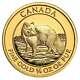 2014 10 $ Or Fox Arctique Canadien. 9999 1/4 Oz Fleur De Coin