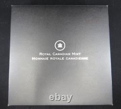 2014 $125 Dollars Fine 500 G Silver Coin Huling Wolf Canada 99,99% Ag Rcm 85 MM