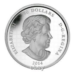 2014 250 $ Dollar Canadien’in The Eyes Of The Snowy Owl'- Pure Silver Kilo Coin