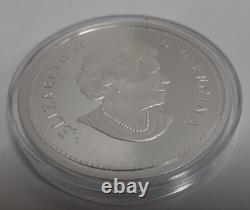 2014 50$ Pièce canadienne en argent de 5 oz avec castor nageur (B236)