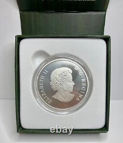 2014 Canada 200 $ en argent pur. 9999 Coin Forêts majestueuses du Canada Boîte d'origine