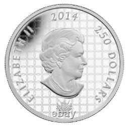 2014 Canada 250 $ Kilo Silver Battle Of Lundy's Lane Guerre De 1812