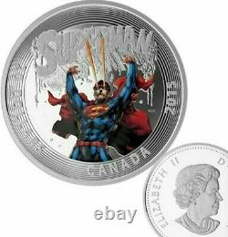 2015 Canada 20 999 $ Couverture Superman Argent #28 Paquet Monnaie 108,88 $