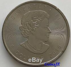 2015 Canada $ 5 Maple Leaf Lava Édition Gilded & Ruthenium 1 Oz 999 Silver Coin