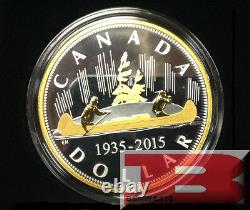 2015 Canada Voyageur Renouvelé Argent Pur Dollar 2 Oz Proof 1 $ Masters Club