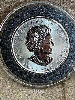 2016 1 Oz Platinum Canadian Maple Leaf Coin 50,9995 $ Bu Fin