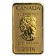 2016 25 $ Barre D'or De La Monnaie Royale Canadienne 1/10 Ozt