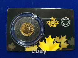 2016 Canada 1/10 Oz Gold Growling Cougar. 99999 Dans Assay 20 $ Pièce Mrc