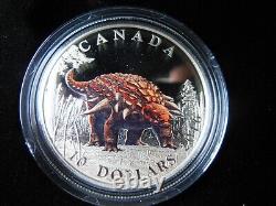 2016 Fête Du Canada Des Dinosaures 10 999 $ Amende 1/2 Oz, Jeu De Pièces Silver Proof 3