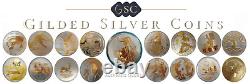 2016 Gilded Silver Superman Shield Edition 1oz. 999 Pièce Du Canada