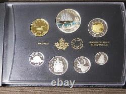 2016 Monnaie royale canadienne Canada 7 Pièce Dollar en argent Transatlantic Cbl Proof Set