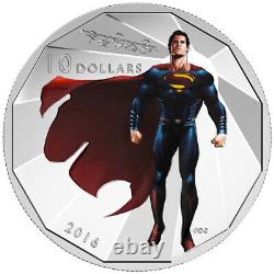 2016 Silver Batman / Superman Coin Set Superman & Logo