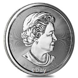 2017 10 Oz. 50 $ Canada Feuille D'érable Silver. 9999 Pièce Pristine État