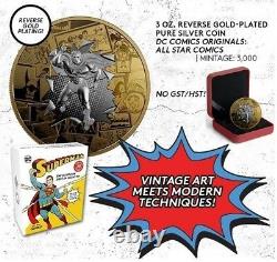 2017 Argent DC Comics Originals Tous Star Comics Coin