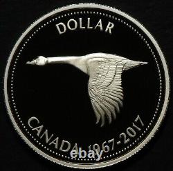 2017 Canada 1 Dollar Oie en argent fin épreuve #21000