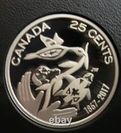 2017 Canada 150 Notre Maison Et Terre Autochtone Édition Spéciale Silver Proof 7-coin Set