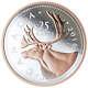 2018 25c Big Coin Caribou Pure Silver Coin Royal Canadian Mint
