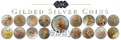 2018 30e Anniversaire 1 Oz Gilded Silver Canadian Maple Collectors Edition