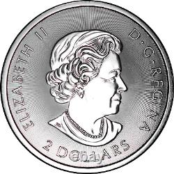 2018 Canada 2 $ Ours Polaire 1/2 Oz. 9999 Pièce D'argent. Rouleau De 20 Pièces De Monnaie De La Mrc Scellée