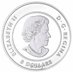 2018 Célébration Amour 3 $ Pure Silver Proof Coin Canada Clés Du Coeur