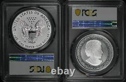 2019 Pride Of Two Nations Silver Eagle And Maple Set Pcgs Pr-69 Première Grève