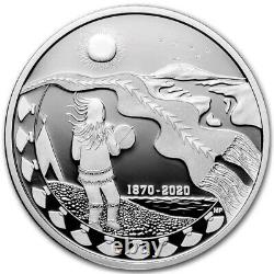 2020 30 $ 2 Oz Canada 150e Anniversaire De La Pièce D'argent Des Territoires Du Nord-ouest