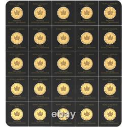 2020 Canada 1 Gram Gold Maple Leaf Coin In Maplegram Assay Card (en Anglais Seulement)