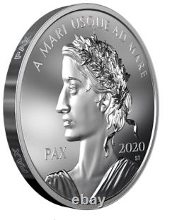 2020 Canada Peace Dollar Ultra High Relief 1$ 99,99% Pure Silver Coin