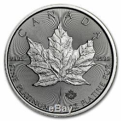 2020 Mrc 1 Oz De Platine Au Canada Feuille D'érable 50 $ Coin Ongecirculeerd Bu Brillant