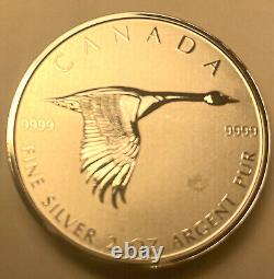 2020 Pièce de monnaie en argent de 2 oz, 99,99 %, Dollar FLYING GOOSE d'Alex Colville de la RCM Canada