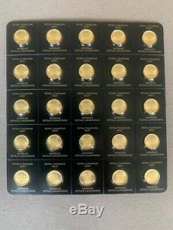 2020 Rcm Maplegram $. 50. 1 Gramme Pur. 9999 Or Maple Leaf Coin. Scellé Dans Assay